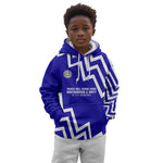 Prince Hall Grand Lodge Kid Hoodie Founder Portrait Geometric Brotherhood