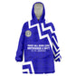 Prince Hall Grand Lodge Kid Wearable Blanket Hoodie Founder Portrait Geometric Brotherhood