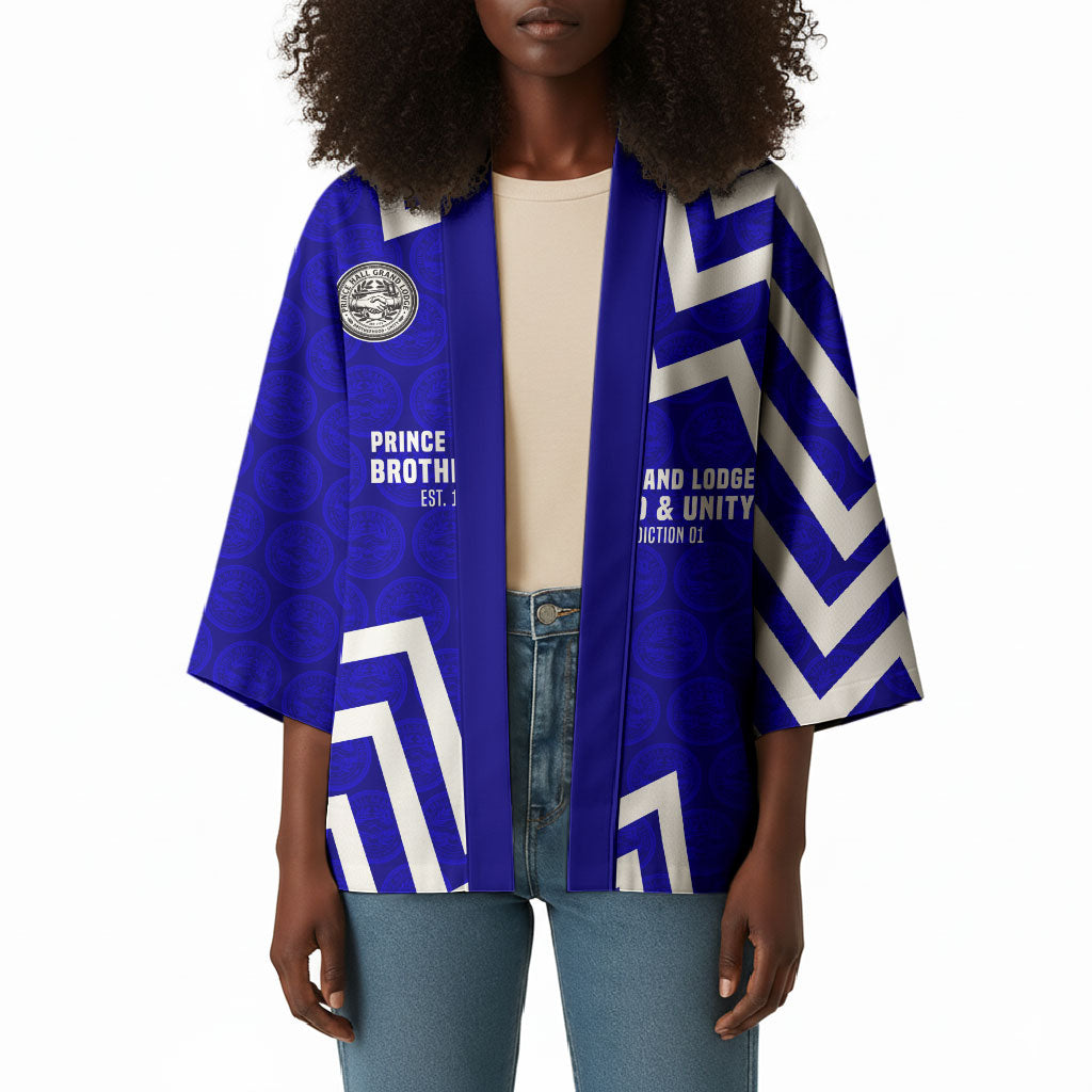 Prince Hall Grand Lodge Kimono Founder Portrait Geometric Brotherhood
