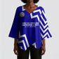 Prince Hall Grand Lodge Kimono Sleeve Blouse Founder Portrait Geometric Brotherhood