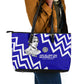 Prince Hall Grand Lodge Leather Tote Bag Founder Portrait Geometric Brotherhood