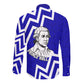 Prince Hall Grand Lodge Long Sleeve Button Shirt Founder Portrait Geometric Brotherhood