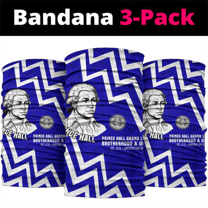 Prince Hall Grand Lodge Neck Gaiter Founder Portrait Geometric Brotherhood
