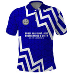 Prince Hall Grand Lodge Polo Shirt Founder Portrait Geometric Brotherhood