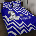 Prince Hall Grand Lodge Quilt Bed Set Founder Portrait Geometric Brotherhood