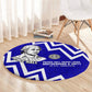 Prince Hall Grand Lodge Round Carpet Founder Portrait Geometric Brotherhood