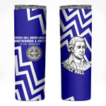 Prince Hall Grand Lodge Skinny Tumbler Founder Portrait Geometric Brotherhood