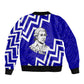 Prince Hall Grand Lodge Sleeve Zip Bomber Jacket Founder Portrait Geometric Brotherhood