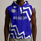 Prince Hall Grand Lodge Sleeveless Hoodie Founder Portrait Geometric Brotherhood