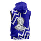 Prince Hall Grand Lodge Sleeveless Zip Hoodie Founder Portrait Geometric Brotherhood