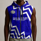 Prince Hall Grand Lodge Sleeveless Zip Hoodie Founder Portrait Geometric Brotherhood