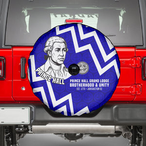 Prince Hall Grand Lodge Spare Tire Cover Founder Portrait Geometric Brotherhood
