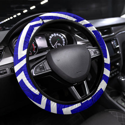 Prince Hall Grand Lodge Steering Wheel Cover Founder Portrait Geometric Brotherhood