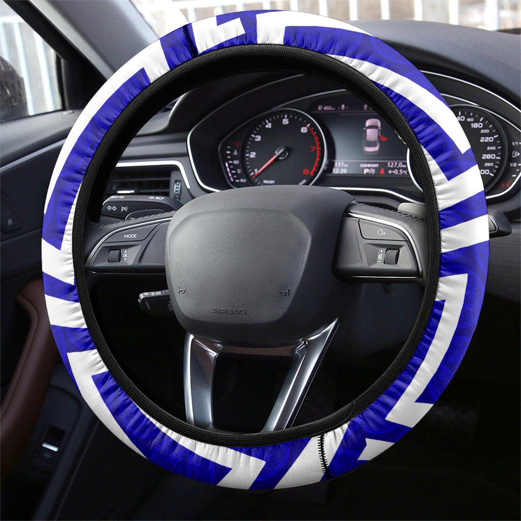 Prince Hall Grand Lodge Steering Wheel Cover Founder Portrait Geometric Brotherhood