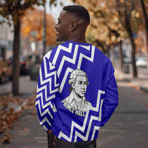 Prince Hall Grand Lodge Sweatshirt Founder Portrait Geometric Brotherhood