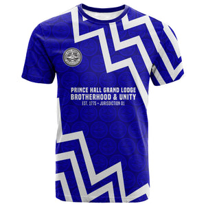 Prince Hall Grand Lodge T shirt Founder Portrait Geometric Brotherhood