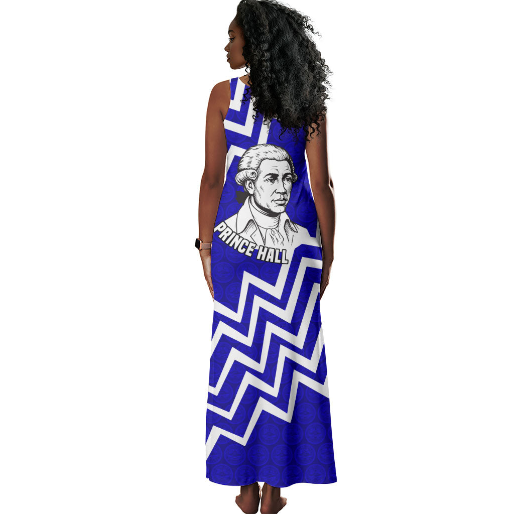 Prince Hall Grand Lodge Tank Maxi Dress Founder Portrait Geometric Brotherhood