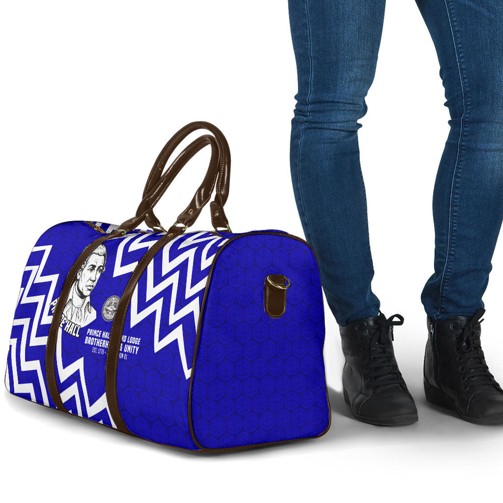 Prince Hall Grand Lodge Travel Bag Founder Portrait Geometric Brotherhood