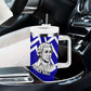 Prince Hall Grand Lodge Tumbler With Handle Founder Portrait Geometric Brotherhood