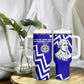 Prince Hall Grand Lodge Tumbler With Handle Founder Portrait Geometric Brotherhood