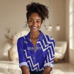 Prince Hall Grand Lodge Women Casual Shirt Founder Portrait Geometric Brotherhood