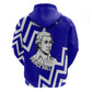 Prince Hall Grand Lodge Zip Hoodie Founder Portrait Geometric Brotherhood