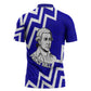 Prince Hall Grand Lodge Zipper Polo Shirt Founder Portrait Geometric Brotherhood