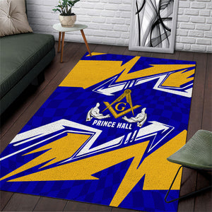 Prince Hall Freemasonry Area Rug Square and Compasses Masonic Brothers