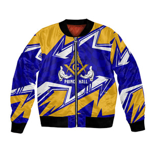 Prince Hall Freemasonry Bomber Jacket Square and Compasses Masonic Brothers