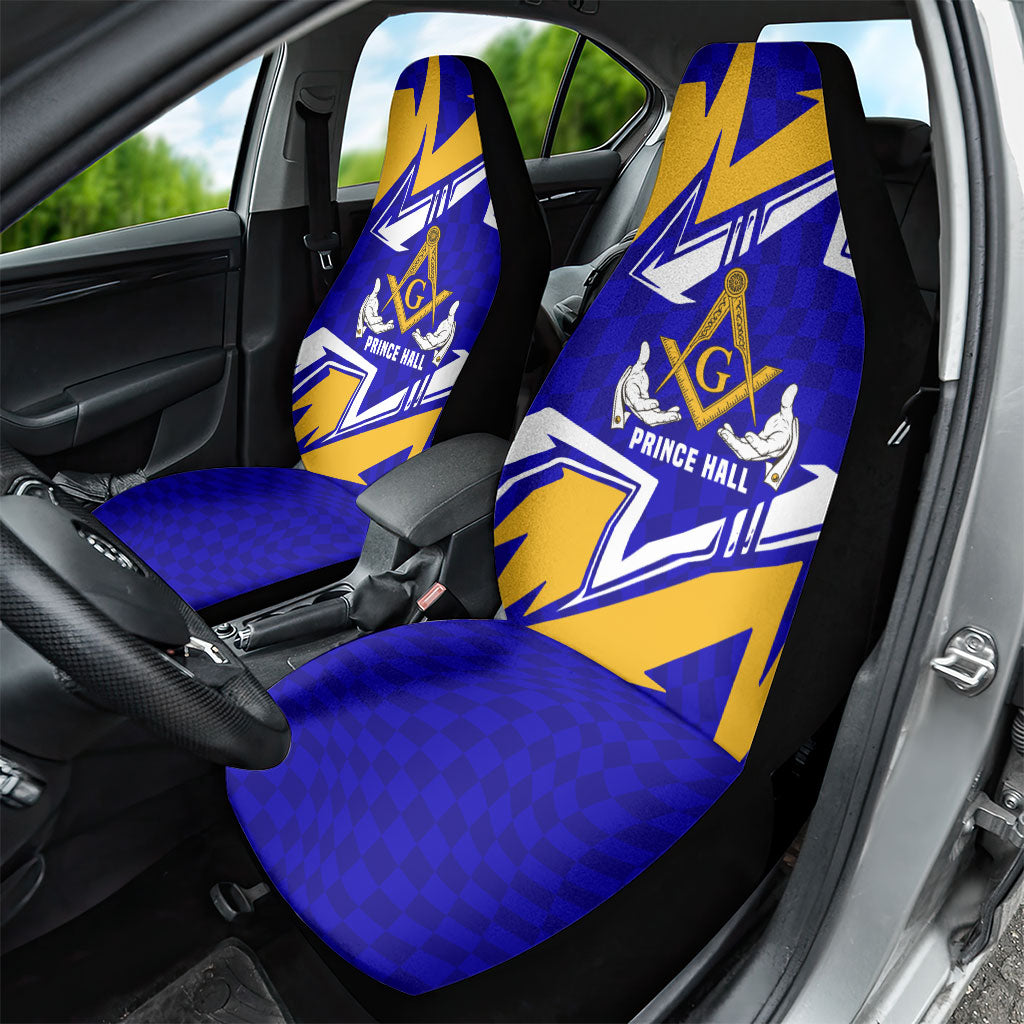 Prince Hall Freemasonry Car Seat Cover Square and Compasses Masonic Brothers