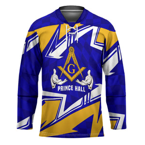 Prince Hall Freemasonry Hockey Jersey Square and Compasses Masonic Brothers