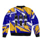 Prince Hall Freemasonry Sleeve Zip Bomber Jacket Square and Compasses Masonic Brothers