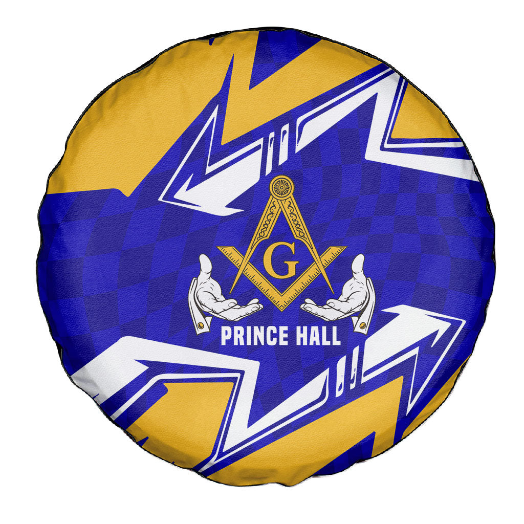 Prince Hall Freemasonry Spare Tire Cover Square and Compasses Masonic Brothers