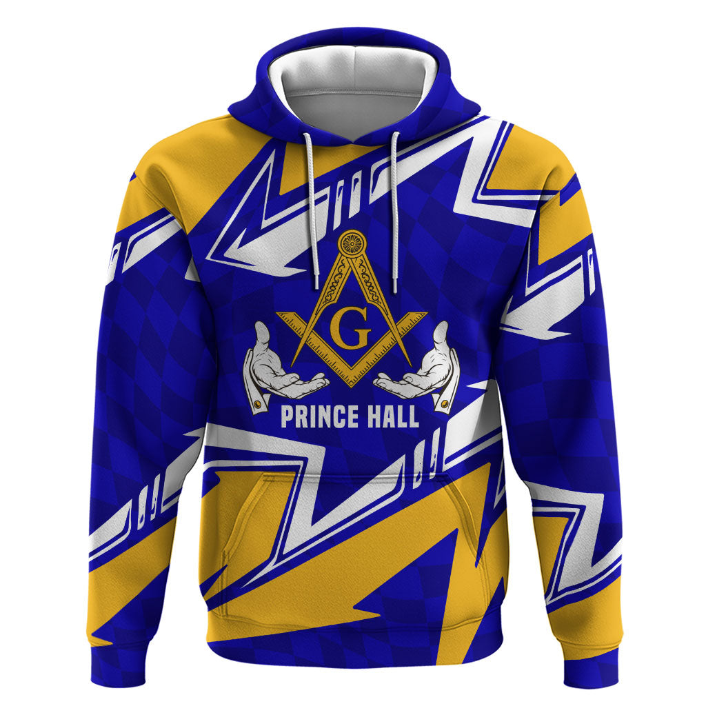 Prince Hall Freemasonry Zip Hoodie Square and Compasses Masonic Brothers