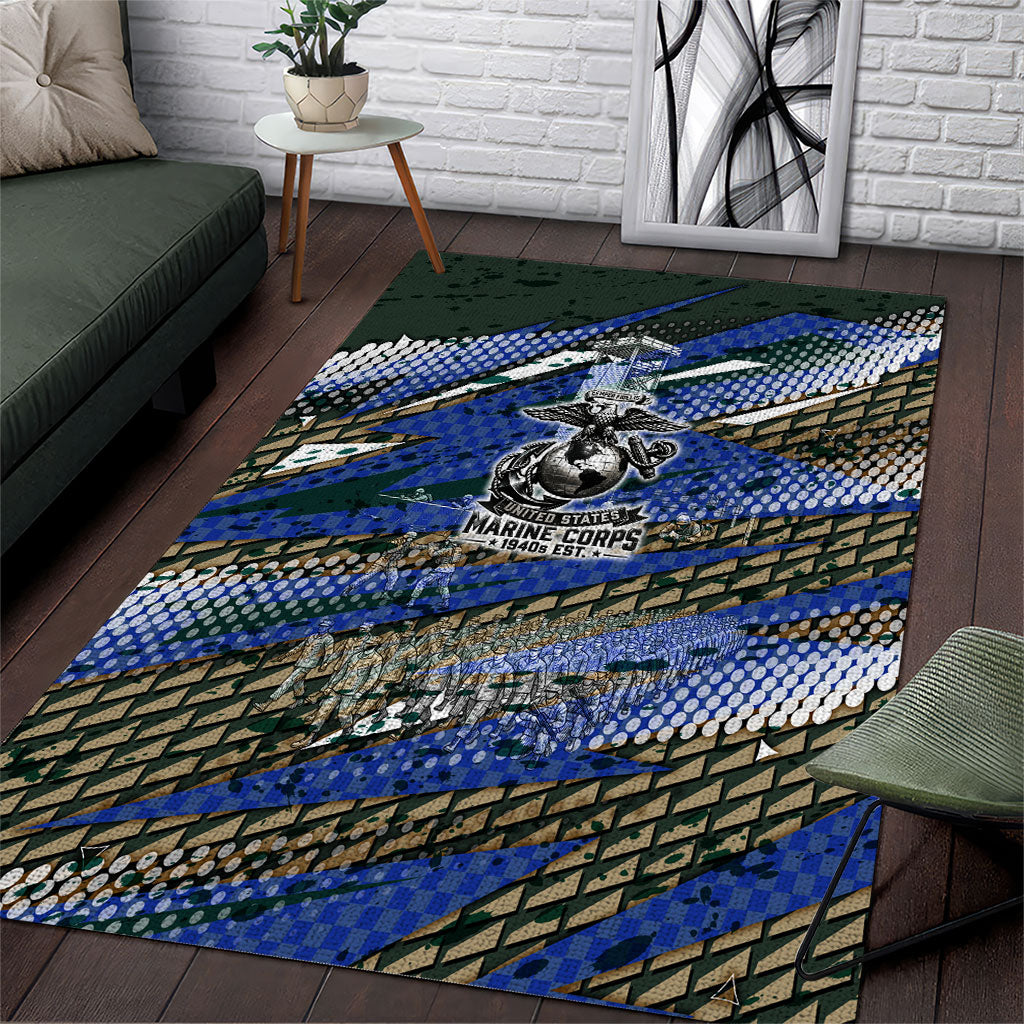 Montford Point Marines 1940s Est Area Rug The Right To Fight 20000 Military Camouflage Art