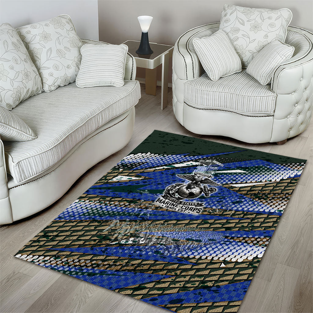 Montford Point Marines 1940s Est Area Rug The Right To Fight 20000 Military Camouflage Art