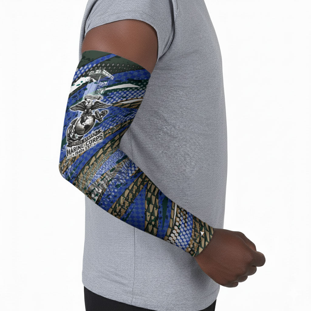 Montford Point Marines 1940s Est Arm Sleeves The Right To Fight 20000 Military Camouflage Art