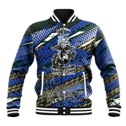 Montford Point Marines 1940s Est Baseball Jacket The Right To Fight 20000 Military Camouflage Art