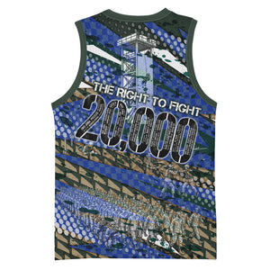 Montford Point Marines 1940s Est Basketball Jersey The Right To Fight 20000 Military Camouflage Art