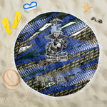 Montford Point Marines 1940s Est Beach Blanket The Right To Fight 20000 Military Camouflage Art