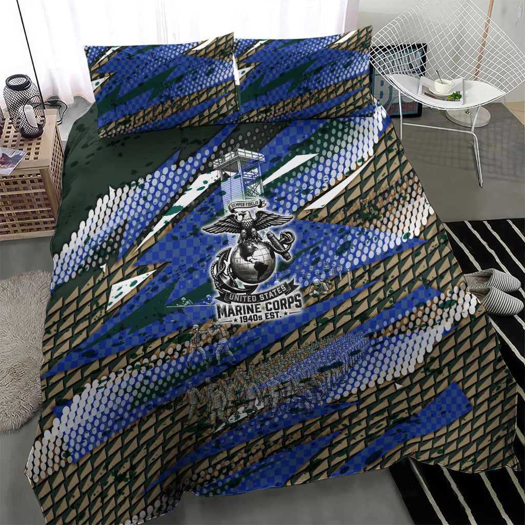 Montford Point Marines 1940s Est Bedding Set The Right To Fight 20000 Military Camouflage Art