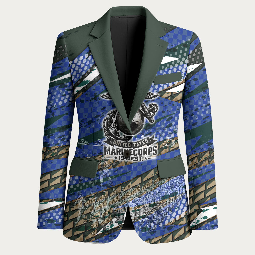 Montford Point Marines 1940s Est Blazer The Right To Fight 20000 Military Camouflage Art