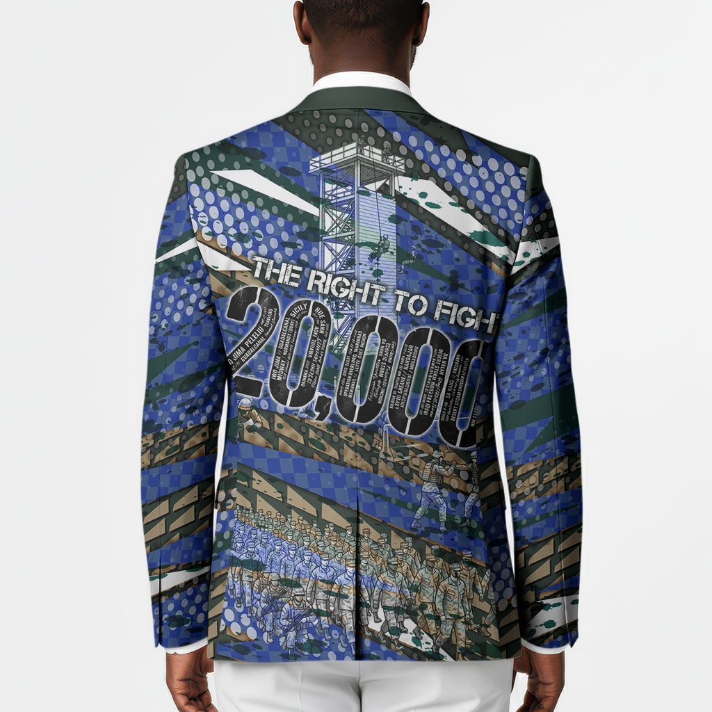 Montford Point Marines 1940s Est Blazer The Right To Fight 20000 Military Camouflage Art