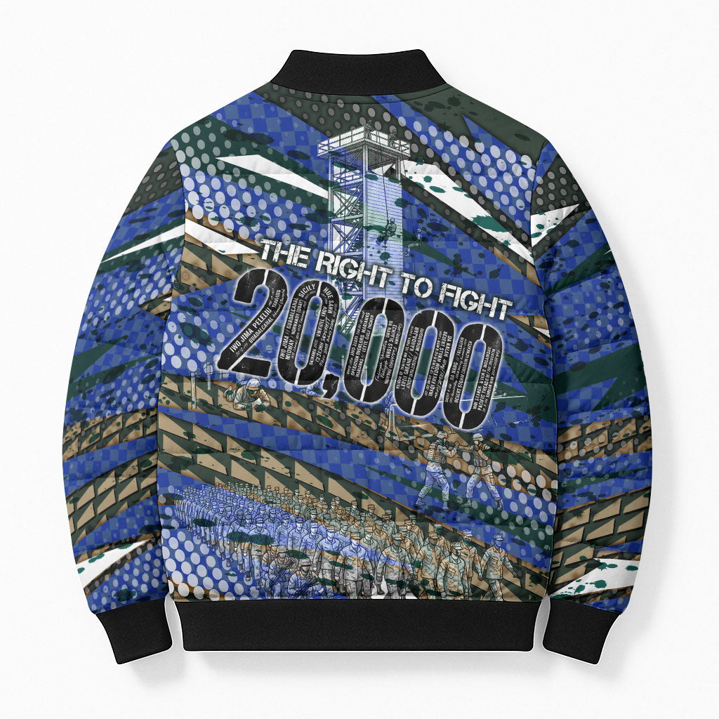 Montford Point Marines 1940s Est Bomber Puffer Jacket The Right To Fight 20000 Military Camouflage Art
