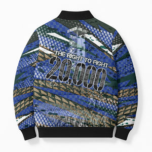 Montford Point Marines 1940s Est Bomber Puffer Jacket The Right To Fight 20000 Military Camouflage Art