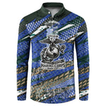 Montford Point Marines 1940s Est Button Sweatshirt The Right To Fight 20000 Military Camouflage Art