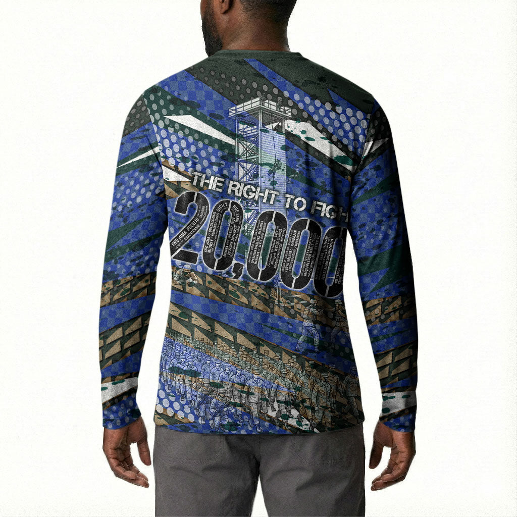 Montford Point Marines 1940s Est Button Sweatshirt The Right To Fight 20000 Military Camouflage Art