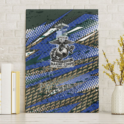 Montford Point Marines 1940s Est Canvas Wall Art The Right To Fight 20000 Military Camouflage Art