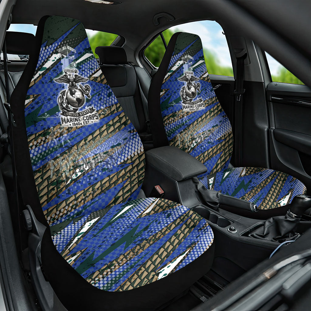 Montford Point Marines 1940s Est Car Seat Cover The Right To Fight 20000 Military Camouflage Art