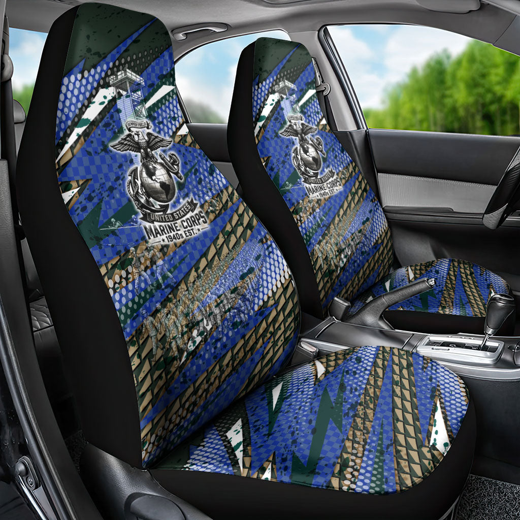 Montford Point Marines 1940s Est Car Seat Cover The Right To Fight 20000 Military Camouflage Art